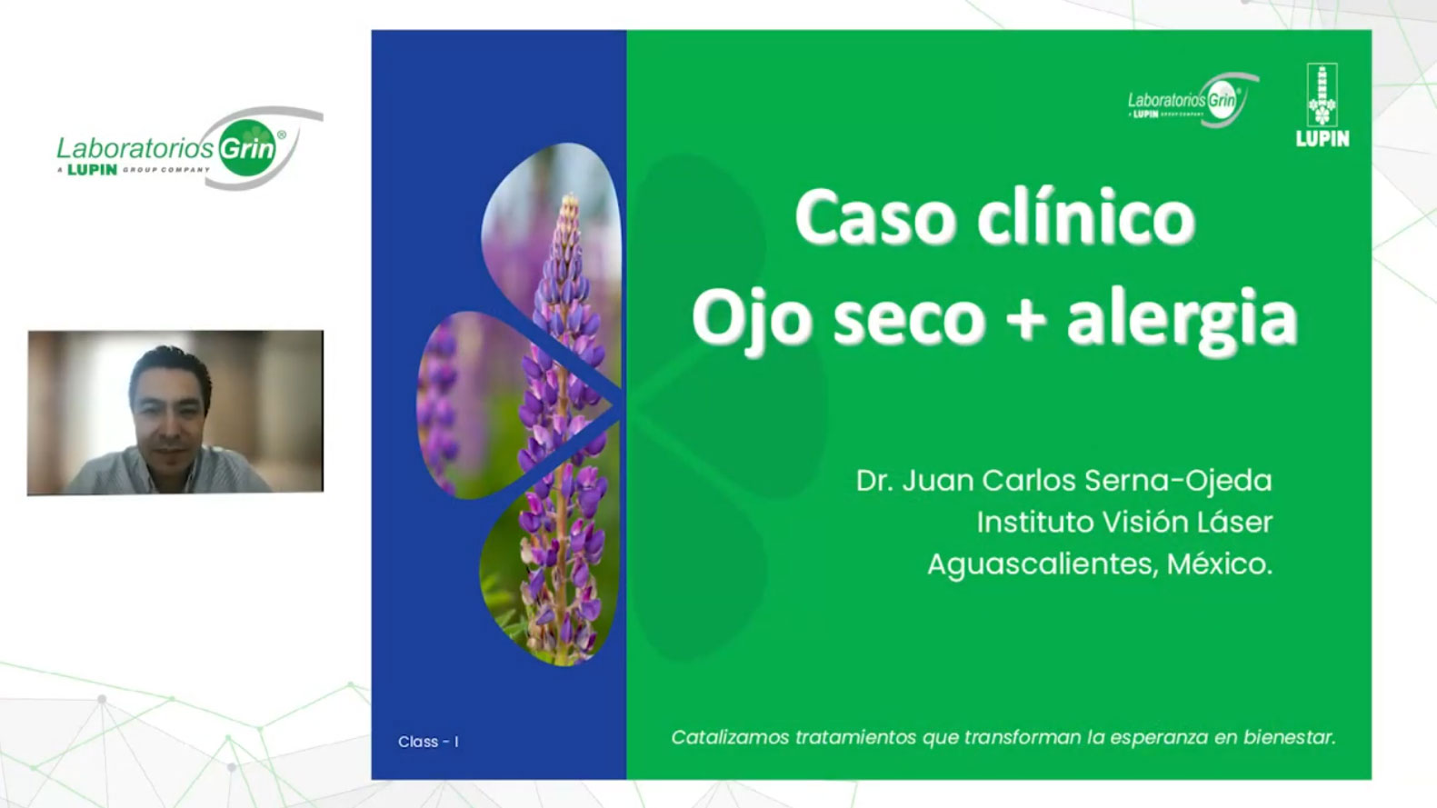 Caso clínico ojo seco +alergia